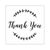 Aangepast script dank u  decor dankbaarheid rubberstempel (Afrduk)