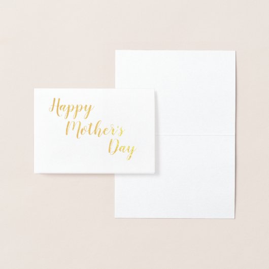 Aangepast script Happy Moederdag Folie Kaarten (Display)