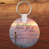 Aangepast script voor Dosisfoto's voor kleine meis Sleutelhanger (Voorkant)