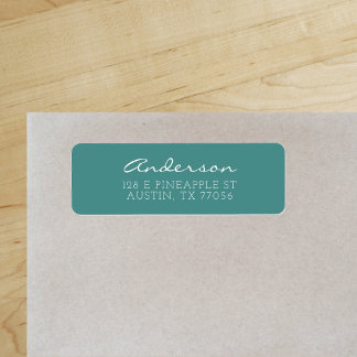 Aangepast script voor reeks | BLAUWGROEN | Retoura Etiket