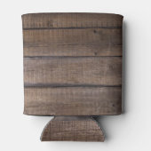 Aangepast script voor Rustige patroonmonogram Blikjeskoeler (Achterkant)