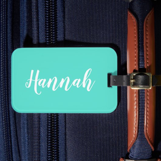 Aangepast script voor Trendy Script Aangepaste naa Bagagelabel (Voorkant Insitu 4)