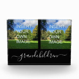 Aangepast script voor twee foto's met kleinkindere