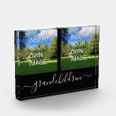 Aangepast script voor twee foto's met kleinkindere (Links)