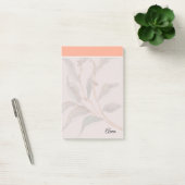 Aangepast script Zoete roze rand Modern Girly Post-it® Notes (Kantoor)