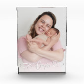 Aangepast scriptoverlay Liefde Fotoblokken (Voorkant)