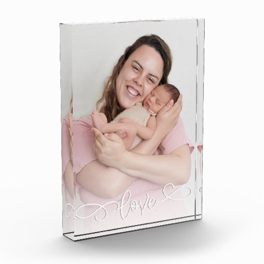 Aangepast scriptoverlay Liefde Fotoblokken (Links)