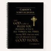 Aangepast scriptvenster Bijbelscripts Notitieboek (Voorkant)