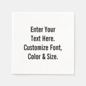 Aangepast Servetten (Voorkant)