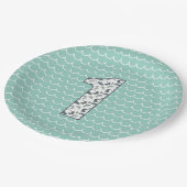 Aangepast Shark Birthday Bord | 1e verjaardag | o (Gekanteld)