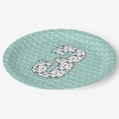 Aangepast Shark Birthday Bord | 3e verjaardag | oc (Gekanteld)