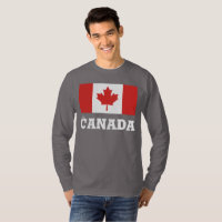 Aangepast shirt op Canada-dag