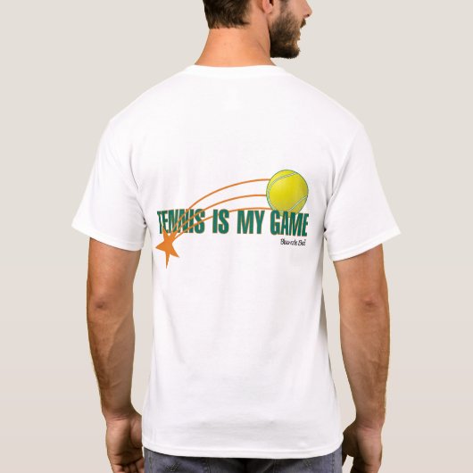 Aangepast Shirt Tennis (Achterkant)