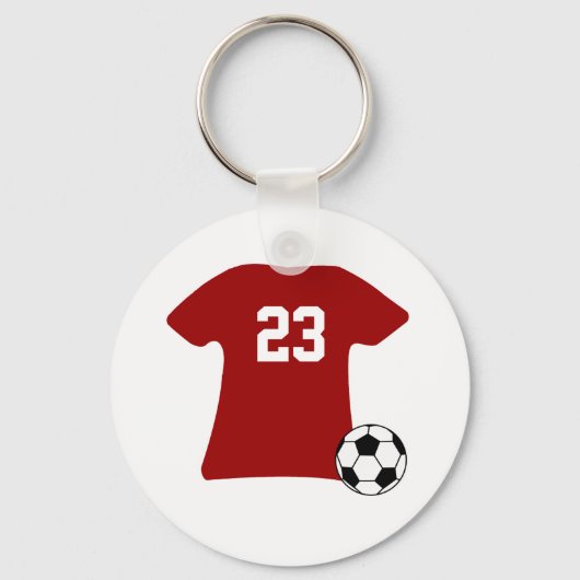 Aangepast Shirt Voetbal met Sleutelhanger (Voorkant)