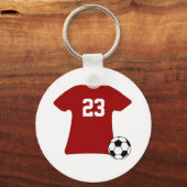 Aangepast Shirt Voetbal met Sleutelhanger (Voorkant)