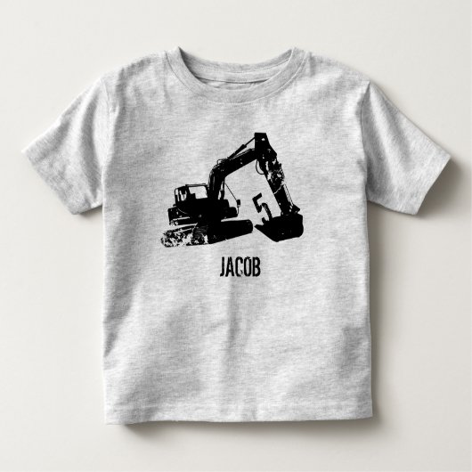 Aangepast Shirt voor graafmachines (Voorkant)