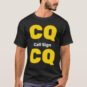 Aangepast Shirt voor radio-ontvangst Gold CQ Light