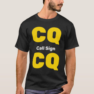 Aangepast Shirt voor radio-ontvangst Gold CQ Light