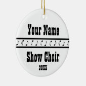 Aangepast Show Choir Music Ornament Keepomwille (Rechts)