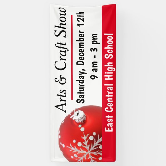 Aangepast Show voor kerstcadeautjes Spandoek (Verticaal)