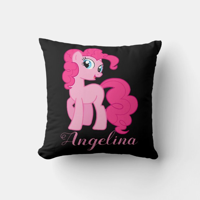 Aangepast Sierkussen met roze Unicorn (Voorkant)