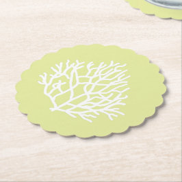 Aangepast Sierkussen voor Coral Reef strand Kartonnen Onderzetters