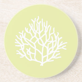 Aangepast Sierkussen voor Coral Reef strand Zandsteen Onderzetter