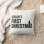 Aangepast Sierkussen voor eerste kerstmis voor bab (Deken)