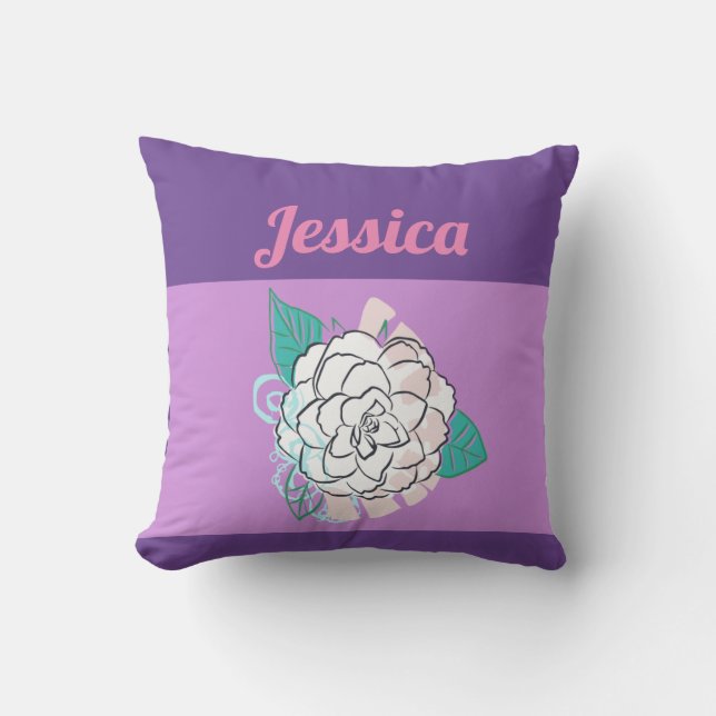 Aangepast Sierkussen voor gewijzigde naam (Voorkant)