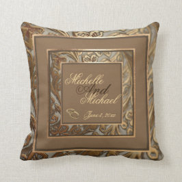 Aangepast Sierkussen voor  gouden bruiloft