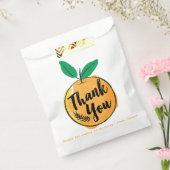 Aangepast Sinaasappel bedankt Bedankzakje (Gezegeld)