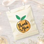Aangepast Sinaasappel bedankt Bedankzakje (Geknipt)