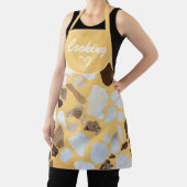 Aangepast Sinaasappel bruin terrazzo patroon Schort (Insitu)