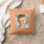 Aangepast Sinaasappel Foto Lijst Kussen (Deken)