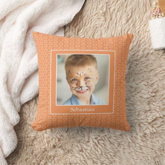 Aangepast Sinaasappel Foto Lijst Kussen (Deken)