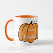 Aangepast Sinaasappel Goede Morning Pumpkin Mok (Links)