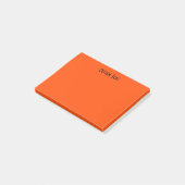 Aangepast Sinaasappel Post-it® Notes (Schuin)