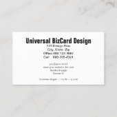 Aangepast Sinaasappel voor autoberoep Visitekaartje (Achterkant)