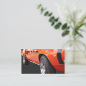 Aangepast Sinaasappel voor autoberoep Visitekaartje (Staand voorkant)