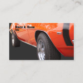 Aangepast Sinaasappel voor autoberoep Visitekaartje (Voorkant)