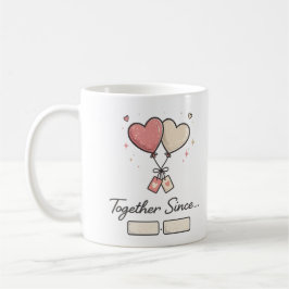 Aangepast Sinds Samen Persoonlijk Trouwdag Cadeau Koffiemok