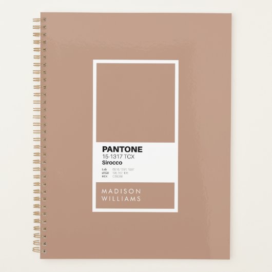 Aangepast Sirocco-Notitieboek | Gepersonaliseerde Planner (Voorkant)