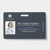 Aangepast sjabloon voor doktersidentificatiebadge  badge (Voorzijde)