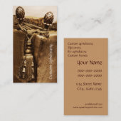 Aangepast sjabloon voor een creditcard voor uphols visitekaartje (Voorkant / Achterkant)