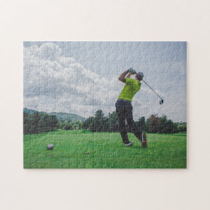 Aangepast sjabloon voor Golf-sport Legpuzzel
