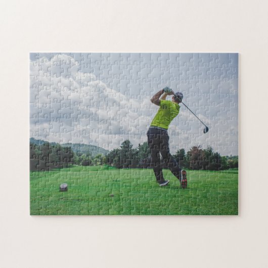 Aangepast sjabloon voor Golf-sport Legpuzzel (Horizontaal)