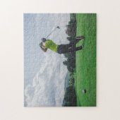 Aangepast sjabloon voor Golf-sport Legpuzzel (Verticaal)