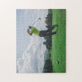 Aangepast sjabloon voor Golf-sport Legpuzzel