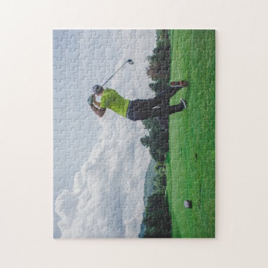 Aangepast sjabloon voor Golf-sport Legpuzzel (Verticaal)
