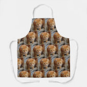 Aangepast sjabloon voor kattehonden-kattenfoto van schort (Voorkant)